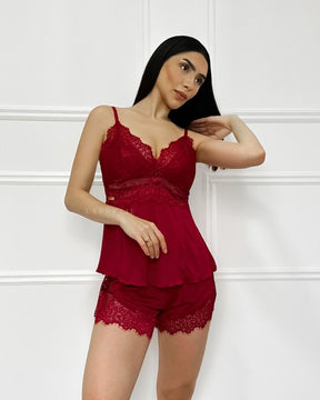 Conjunto Baby-Doll L’Essence Rouge