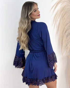 Conjunto Angel Mugler - Camisola + Robe e Calcinha