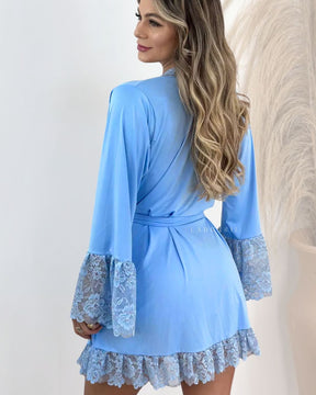 Conjunto Elysees Royale Camisola, Robe e Calcinha